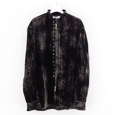 【M A S U/エムエーエスユー】<br>VICRORIAN ZIP-UP SHIRT <br>M25F9SL002