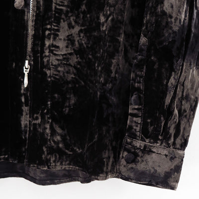 【M A S U/エムエーエスユー】<br>VICRORIAN ZIP-UP SHIRT <br>M25F9SL002