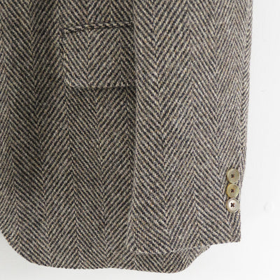 【AURALEE/オーラリー】<br>LAMA SHETLAND WOOL TWEED OVER JACKET <br>A24AJ02LS