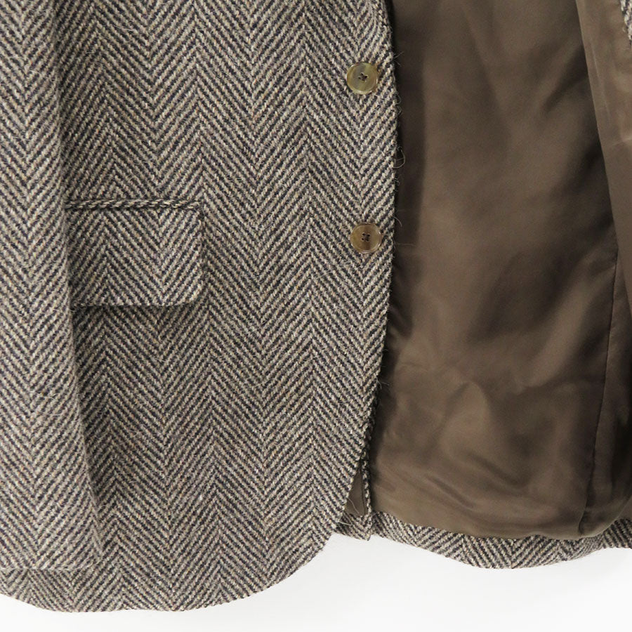 【AURALEE/オーラリー】<br>LAMA SHETLAND WOOL TWEED OVER JACKET <br>A24AJ02LS