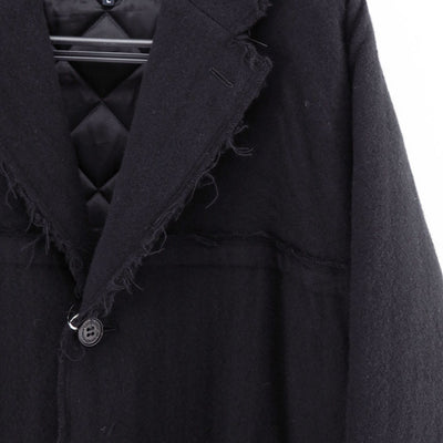 【COMME des GARCONS HOMME】<br>ウールツイードヘリンボーン製品洗3Bコート <br>HP-C003-051