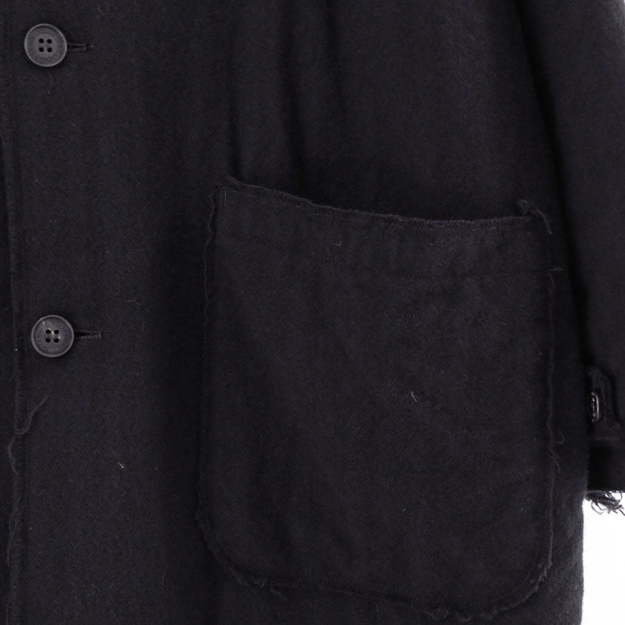 【COMME des GARCONS HOMME】<br>ウールツイードヘリンボーン製品洗3Bコート <br>HP-C003-051