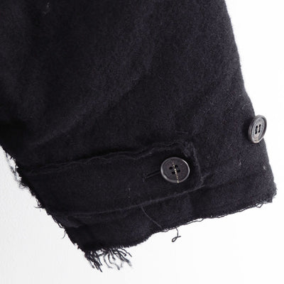 【COMME des GARCONS HOMME】<br>ウールツイードヘリンボーン製品洗3Bコート <br>HP-C003-051