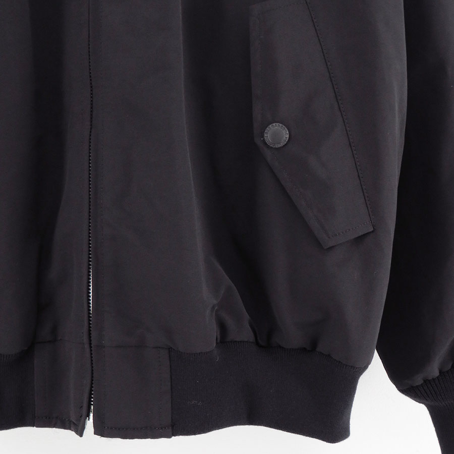 【COMME des GARCONS HOMME】<br>ウールモヘヤスムース×綿ナイロングログランリバーシブルリブブルゾン <br>HP-J020-051