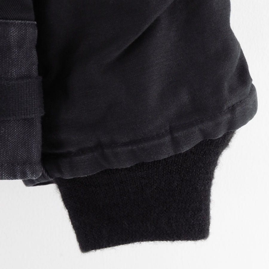 【COMME des GARCONS HOMME】<br>綿オックス×多素材MIX製品加工A-1デッキジャケット <br>HP-J021-051