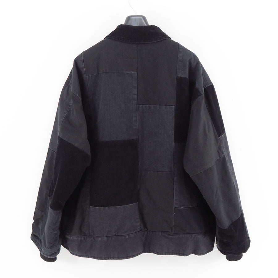 【COMME des GARCONS HOMME】<br>綿オックス×多素材MIX製品加工A-1デッキジャケット <br>HP-J021-051