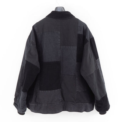 【COMME des GARCONS HOMME】<br>綿オックス×多素材MIX製品加工A-1デッキジャケット <br>HP-J021-051