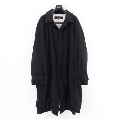 【COMME des GARCONS HOMME】<br>ウールサージ製品縮絨ステンカラーコート <br>HP-C101-051