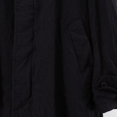 【COMME des GARCONS HOMME】<br>ウールサージ製品縮絨ステンカラーコート <br>HP-C101-051