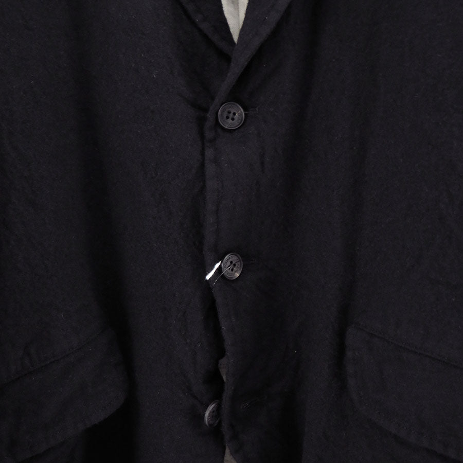 【COMME des GARCONS HOMME】<br>ウールサージ製品縮絨3Bジャケット <br>HP-J105-051