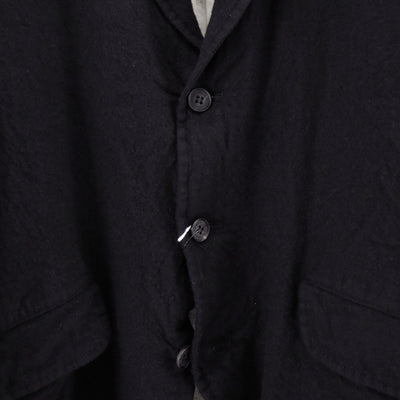 【COMME des GARCONS HOMME】<br>ウールサージ製品縮絨3Bジャケット <br>HP-J105-051