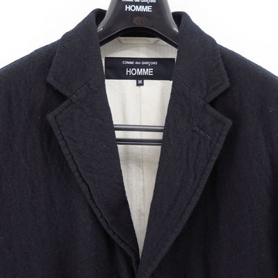 【COMME des GARCONS HOMME】<br>ウールサージ製品縮絨3Bジャケット <br>HP-J105-051