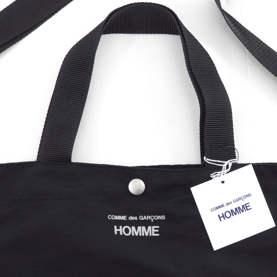【COMME des GARCONS HOMME】<br>綿ナイロングログラントートバッグ <br>HP-K292-051