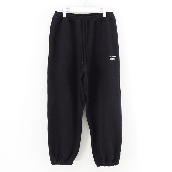 【J】コムデギャルソンオム ブラック スウェットハーフパンツ コムデギャルソンオム ブラック スウェットハーフパンツ