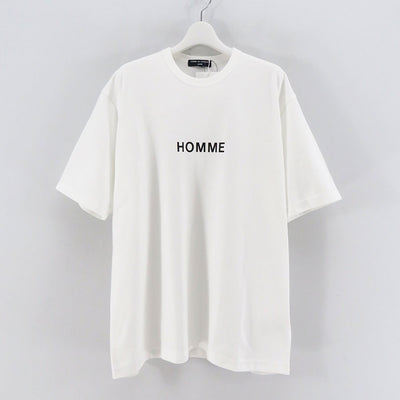 【COMME des GARCONS HOMME】<br>綿度詰天竺製品プリントTシャツ <br>HN-T103-051