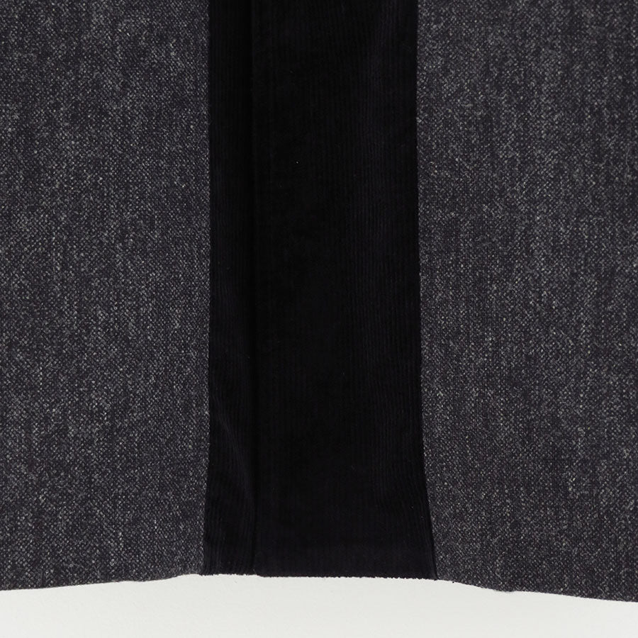 19AW JUNYA WATANABE MAN ウールツイード コート JUNYA WATANABE COMME des GARCONS MAN ナイロンタフタ×ウール