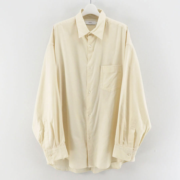 Graphpaper/グラフペーパー】Cotton Cashmere L/S Oversized Regular Collar Shirt  GM234-50073Bの通販 「ONENESS ONLINE STORE」