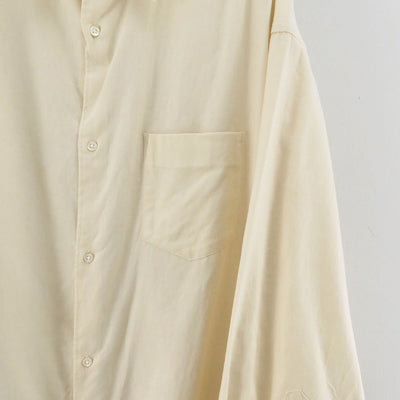 【Graphpaper/グラフペーパー】<br>Cotton Cashmere L/S Oversized Regular Collar Shirt <br>GM234-50073B