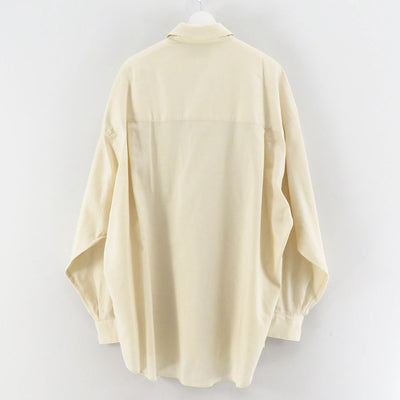 [图纸]<br>棉质羊绒长袖大廓形常规领衬衫<br>GM234-50073B 