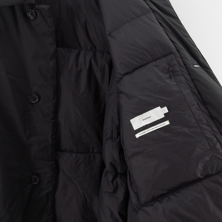【Graphpaper/グラフペーパー】<br>PERTEX QUANTUM AIR Bal Collar Down Coat <br>GM253-10434