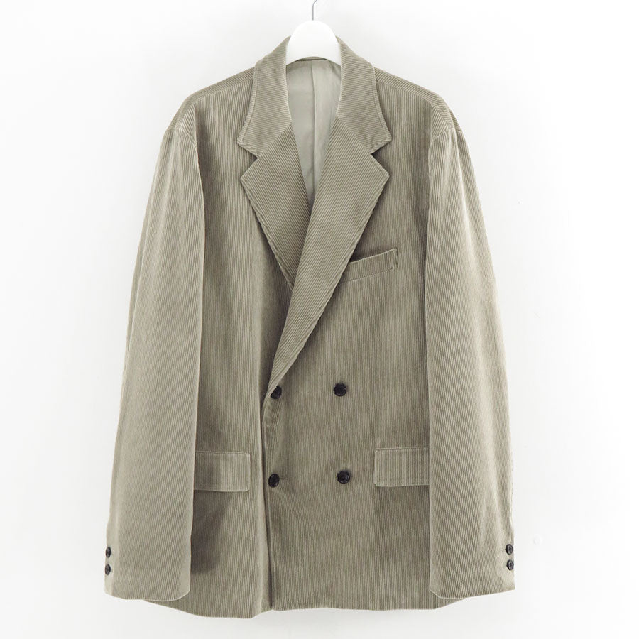 【Graphpaper/グラフペーパー】<br>Suvin Corduroy Compact Shoulder Double Jacket <br>GM253-20364
