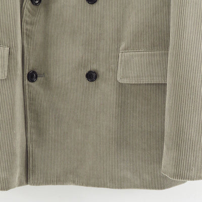 【Graphpaper/グラフペーパー】<br>Suvin Corduroy Compact Shoulder Double Jacket <br>GM253-20364