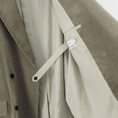 【Graphpaper/グラフペーパー】<br>Suvin Corduroy Compact Shoulder Double Jacket <br>GM253-20364