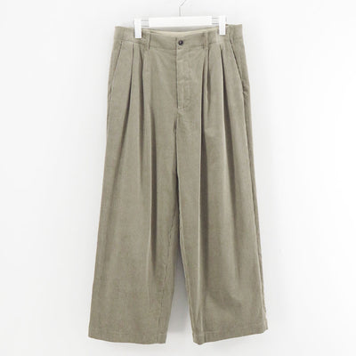 【Graphpaper/グラフペーパー】<br>Suvin Corduroy Wide Straight Trousers <br>GU253-40366