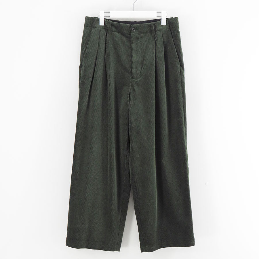 【Graphpaper/グラフペーパー】<br>Suvin Corduroy Wide Straight Trousers <br>GU253-40366