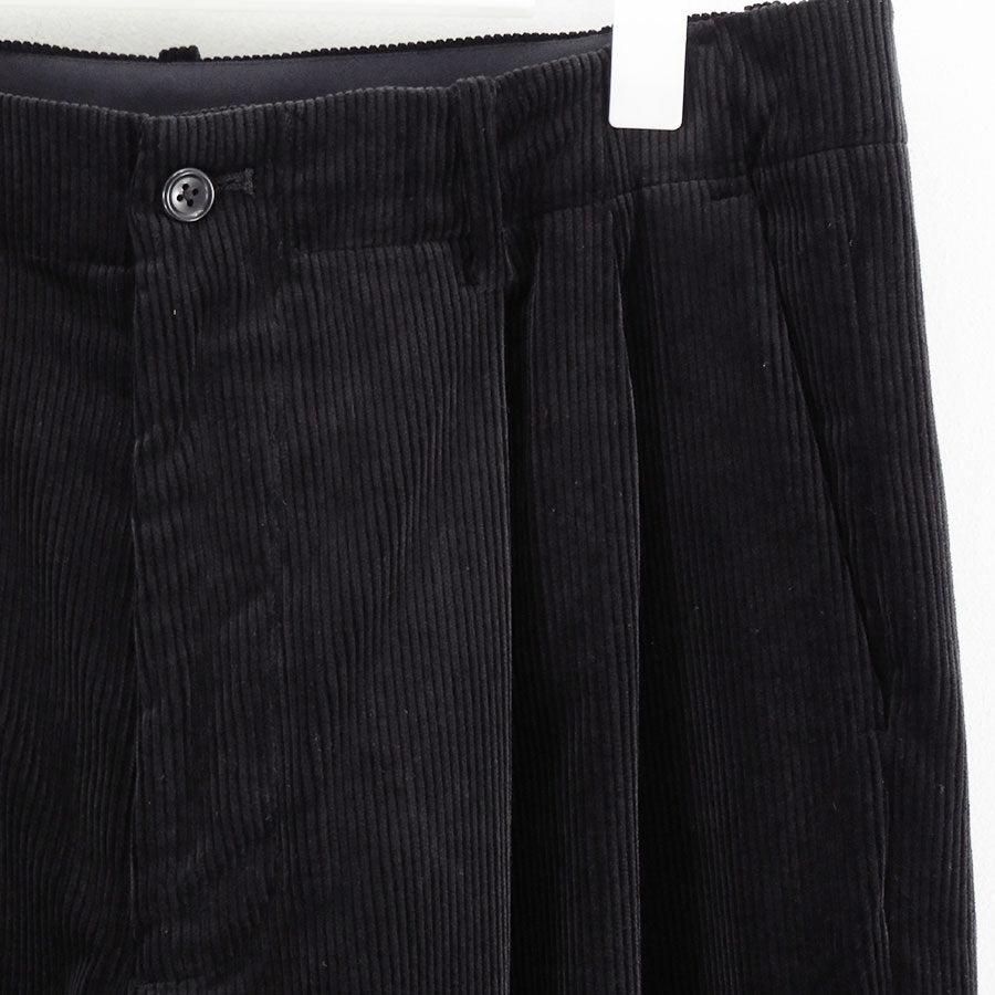 【Graphpaper/グラフペーパー】<br>Suvin Corduroy Wide Straight Trousers <br>GU253-40366
