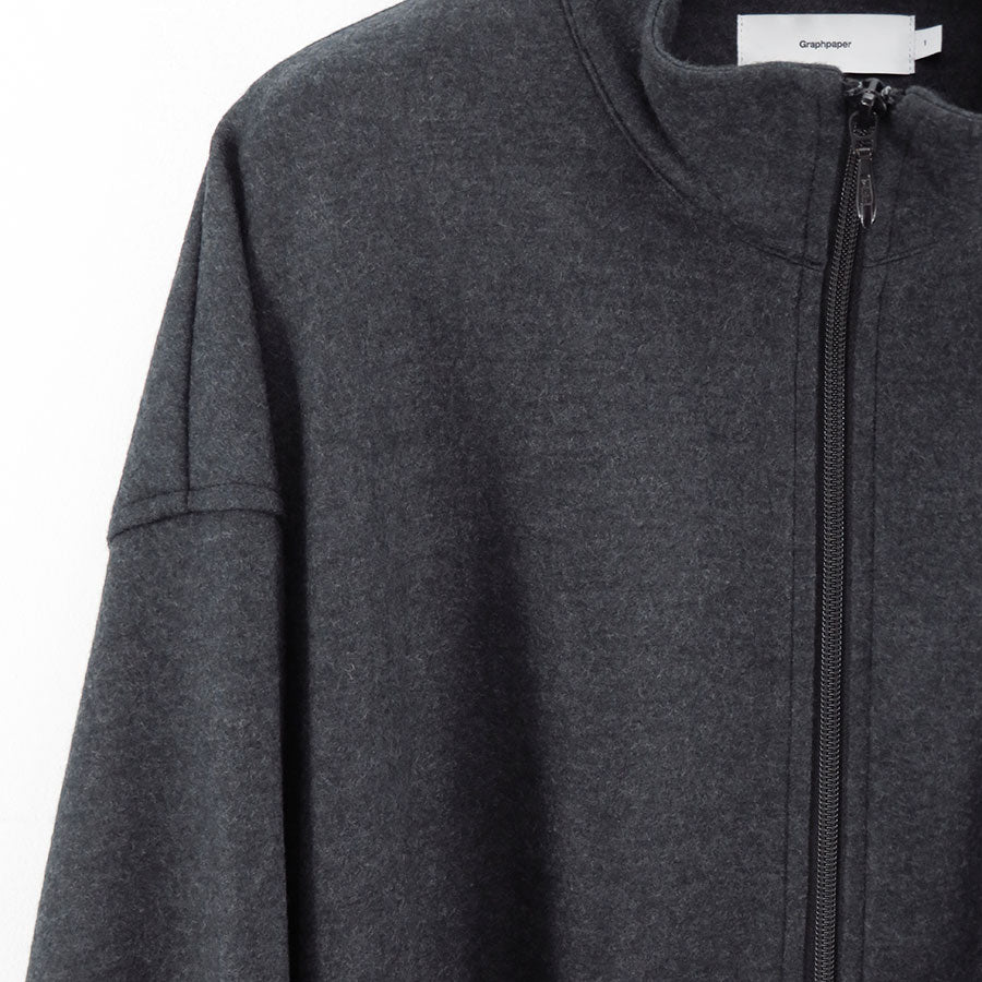 【Graphpaper/グラフペーパー】<br>Wool Smooth Flannel Track Blouson <br>GU253-30220B