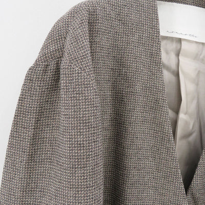 【nonnotte/ノノット】<br>Draping No Collar N Jacket <br>N-24A-023