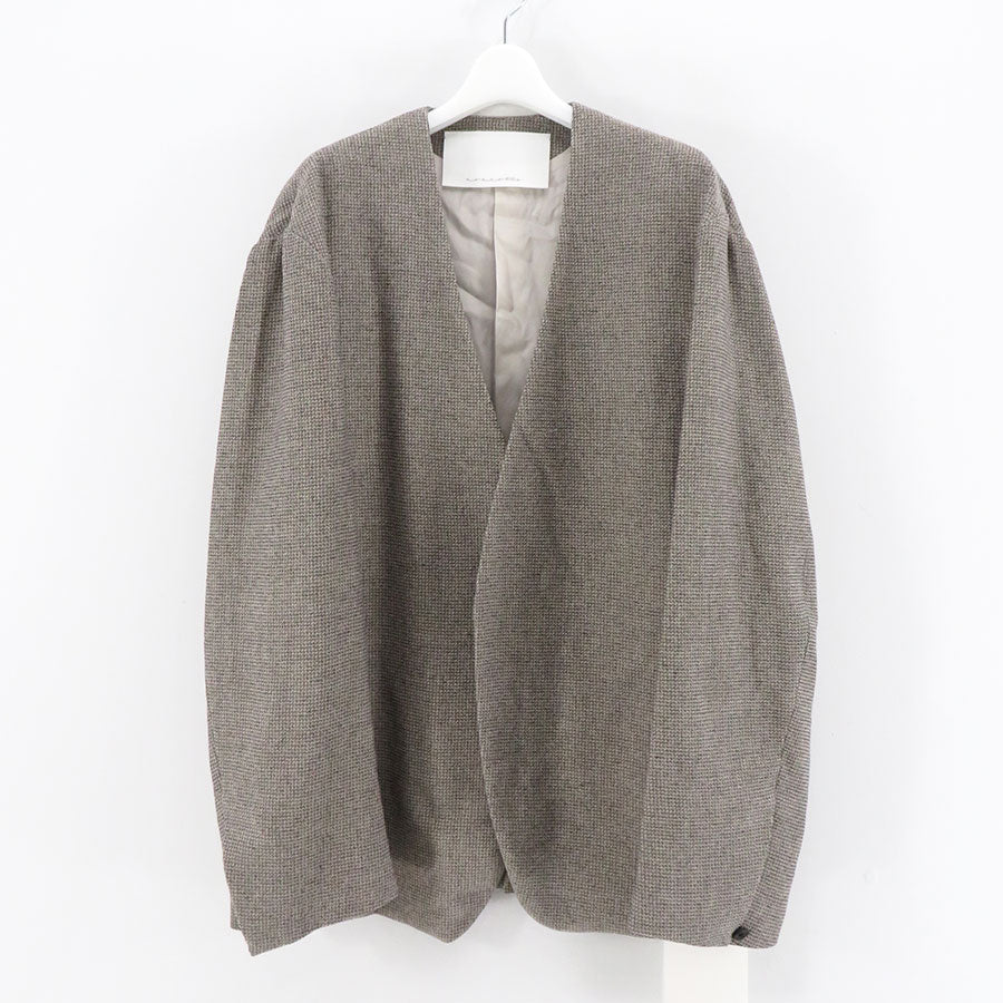 【nonnotte/ノノット】<br>Draping No Collar N Jacket <br>N-24A-023