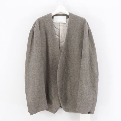 【nonnotte/ノノット】<br>Draping No Collar N Jacket <br>N-24A-023