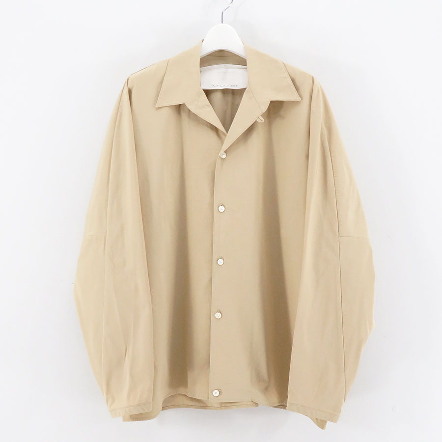 【nonnotte/ノノット】<br>Draping Seamless Collar Shirt <br>N-24A-006