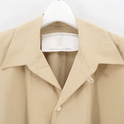 【nonnotte/ノノット】<br>Draping Seamless Collar Shirt <br>N-24A-006