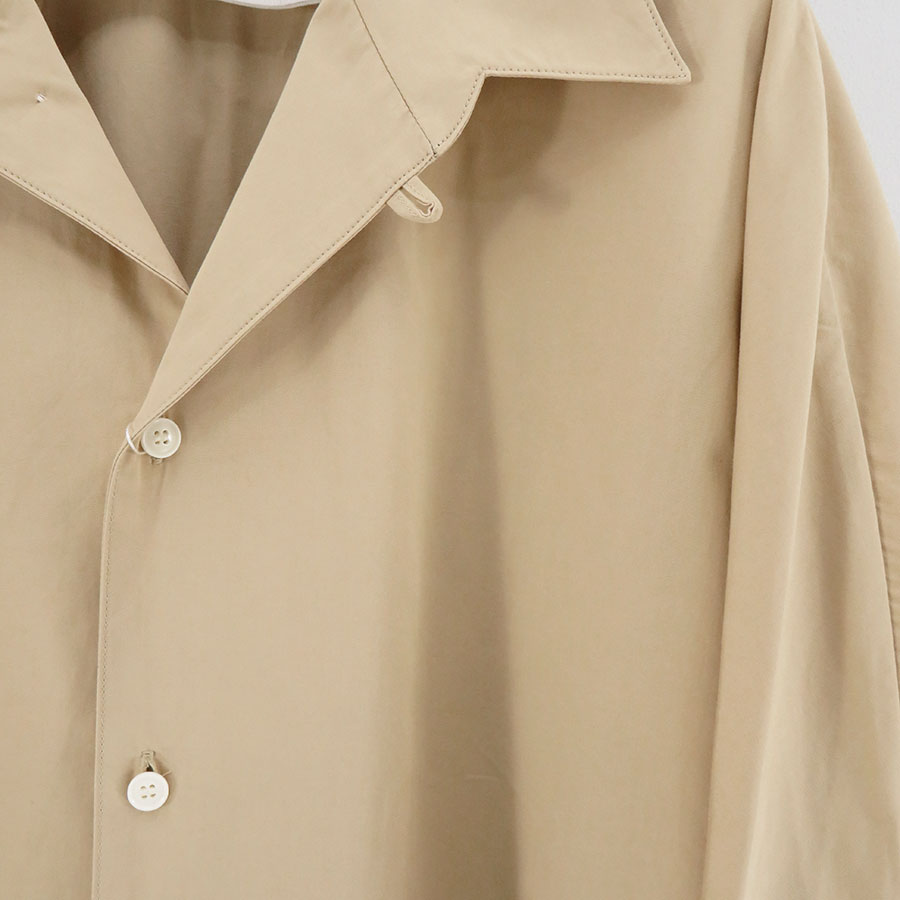 【nonnotte/ノノット】<br>Draping Seamless Collar Shirt <br>N-24A-006