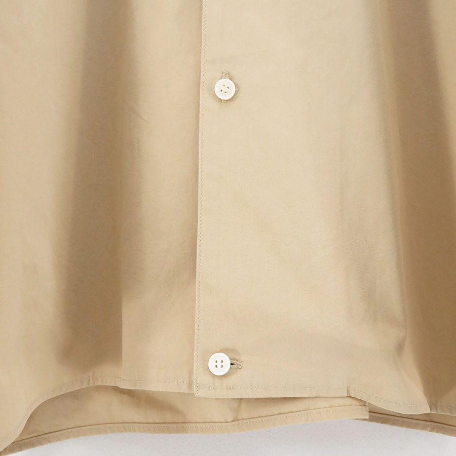 【nonnotte/ノノット】<br>Draping Seamless Collar Shirt <br>N-24A-006