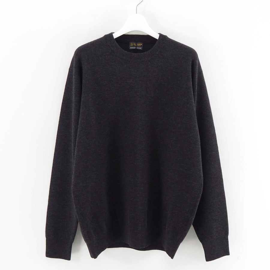 【BATONER/バトナー】<br>SUNSHINE CASHMERE CREW NECK <br>BN-25FM-047