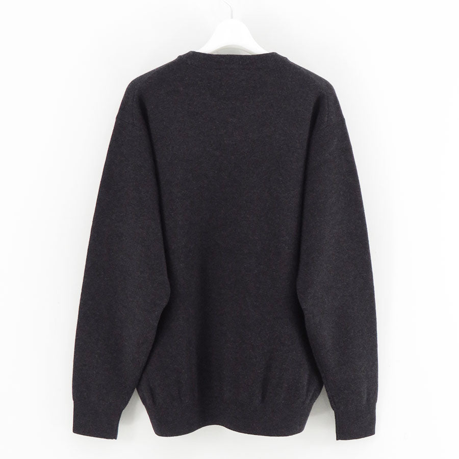 【BATONER/バトナー】<br>SUNSHINE CASHMERE CREW NECK <br>BN-25FM-047