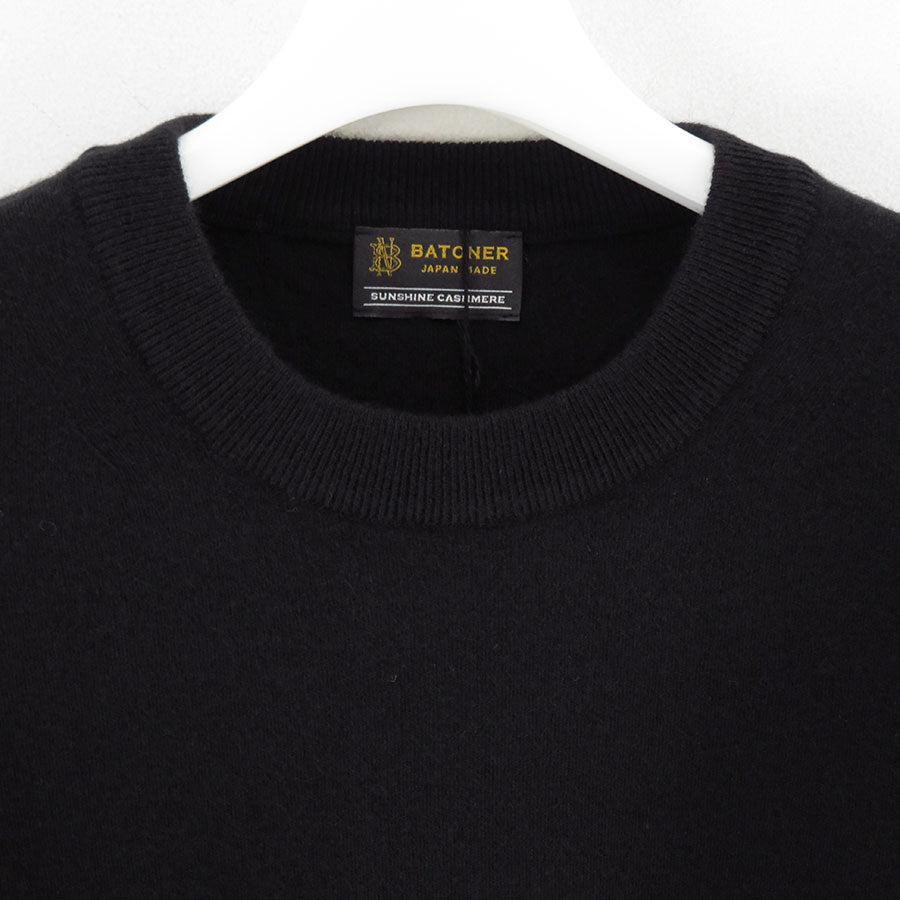 【BATONER/バトナー】<br>SUNSHINE CASHMERE CREW NECK <br>BN-25FM-047