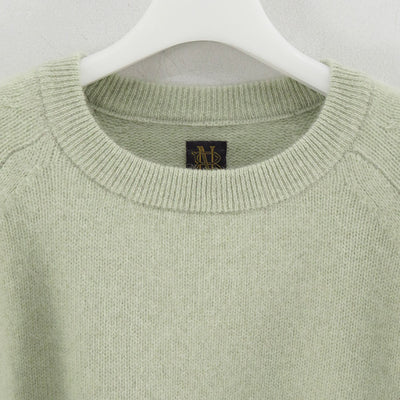【BATONER/バトナー】<br>CASHMERE FOX TENJIKU RAGRAN CREW NECK <br>BN-25FM-056