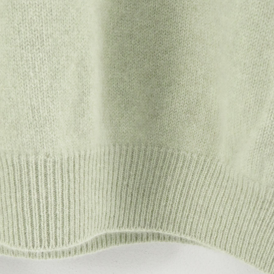 【BATONER/バトナー】<br>CASHMERE FOX TENJIKU RAGRAN CREW NECK <br>BN-25FM-056