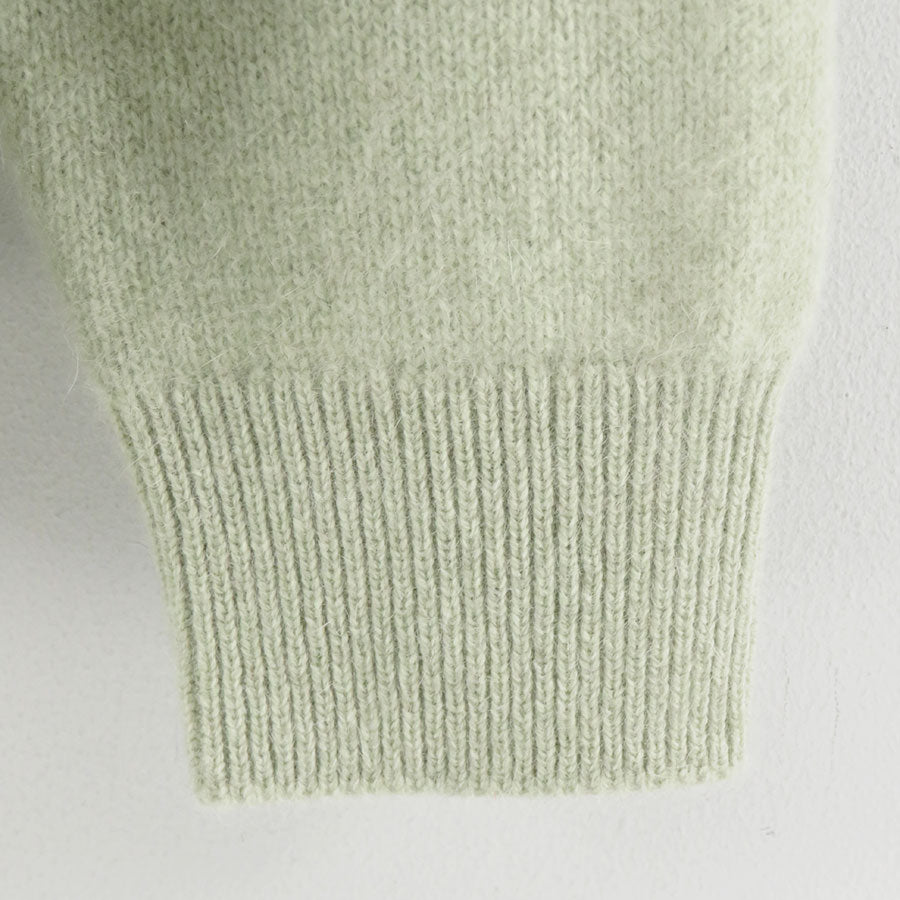 【BATONER/バトナー】<br>CASHMERE FOX TENJIKU RAGRAN CREW NECK <br>BN-25FM-056