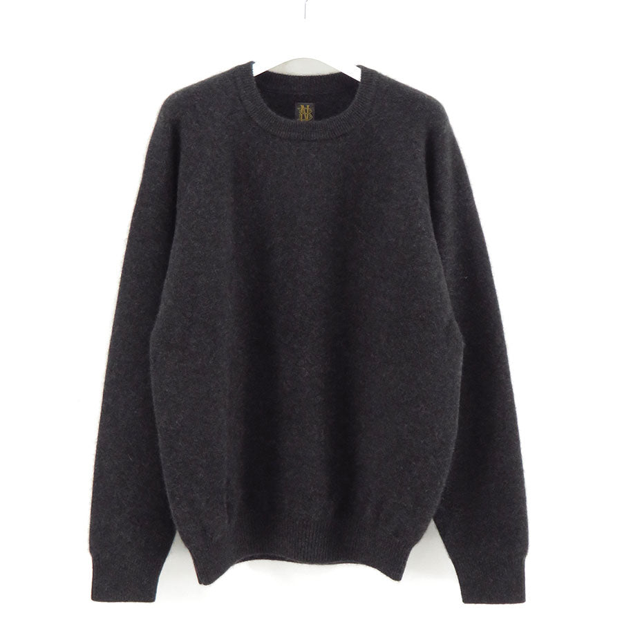【BATONER/バトナー】<br>CASHMERE FOX TENJIKU RAGRAN CREW NECK <br>BN-25FM-056
