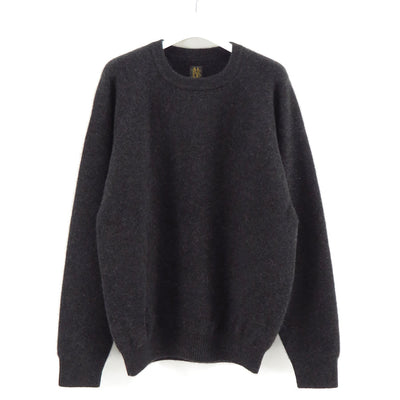 【BATONER/バトナー】<br>CASHMERE FOX TENJIKU RAGRAN CREW NECK <br>BN-25FM-056