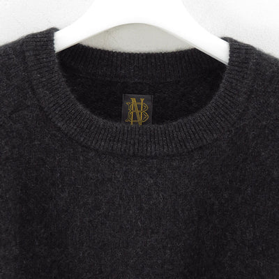 【BATONER/バトナー】<br>CASHMERE FOX TENJIKU RAGRAN CREW NECK <br>BN-25FM-056