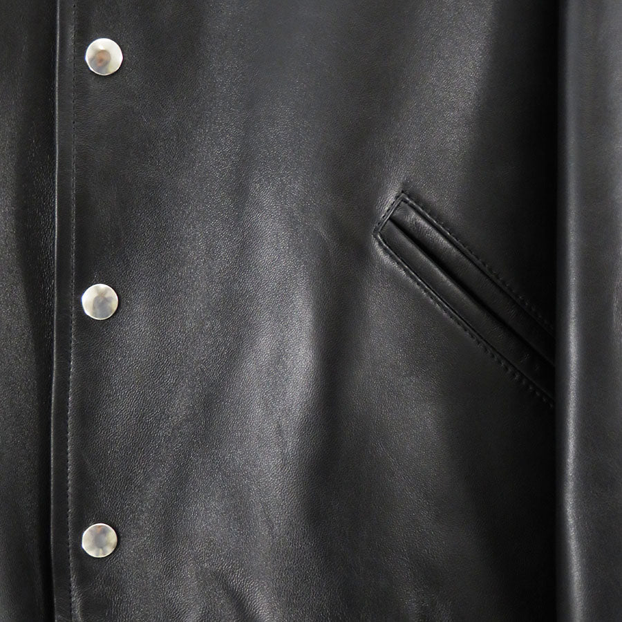 【A.PRESSE/アプレッセ】<br>Leather Award Jacket <br>24AAP-01-03H