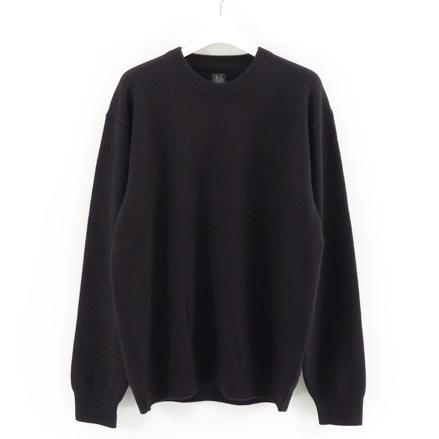 トップス BATONER 24AW innocent cashmere crew neck Batoner Innocent Cashmere Rib Crew Neck 24AW-30 Ivory