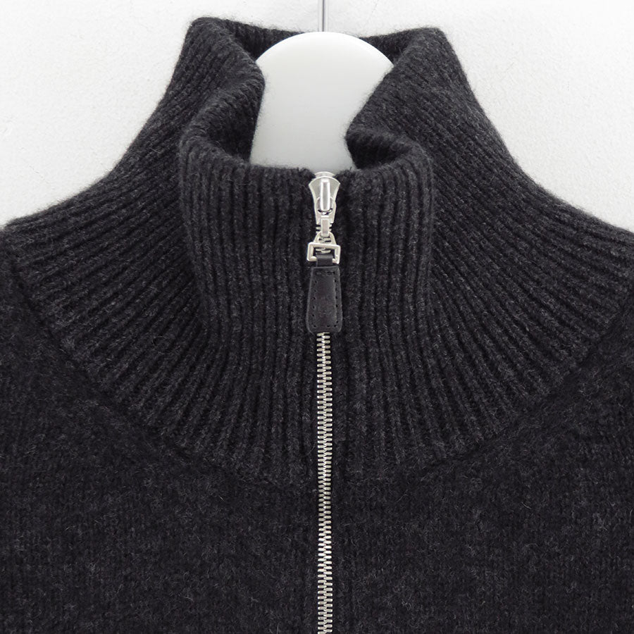 【BATONER/バトナー】<br>INNOCENT CASHMERE MIDDLE WEIGHT DRIVERS KNIT <br>BN-FE-014